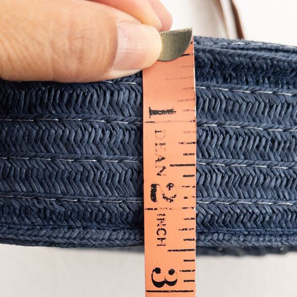 Bueno Paper Straw Floral Round Boho Shoulder Bag - Picture 9 of 10